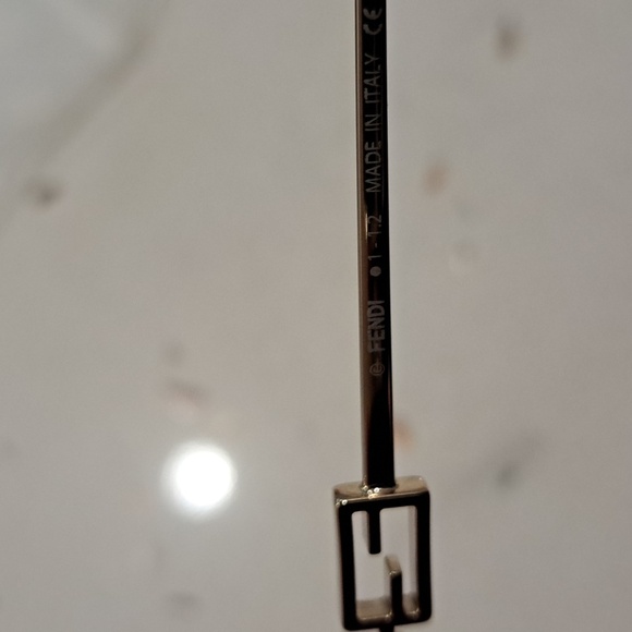 New Fendi Brown Square Monogram Lens Sunglasses - Picture 9 of 9